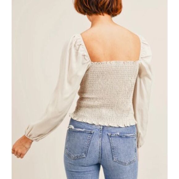 RESET Abby Top in Oat NWT Sz. S - Picture 2 of 6